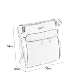 Sally Young Premium Handbag With Symmetrical Zipper Design, High Quality Material, Twin Handle