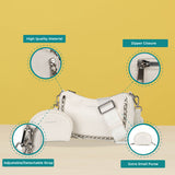 Chic and Compact Crossbody Bag with Detachable Shoulder Strap