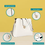Ladies Handbag with Comfortable Straps, Water-Resistant PU Material, Superior Magnetic Closure, and Portable Design