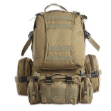 Hot Outlife 50L Outdoor Backpack Molle Military Tactical Backpack Rucksack Sports Bag Waterproof Camping Hiking Backpack Travel