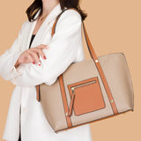 Set Of 3 Bag Set (Crossbody, Handbag & Satchel), High Quality Material, Stylish & Chic Look