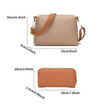 Set Of 3 Bag Set (Crossbody, Handbag & Satchel), High Quality Material, Stylish & Chic Look