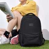 Simple Fashion Nylon Backpack With Large Capacity