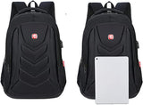 Laptop Backpack With Multifunctional EVA Protect Shell, Extra Large Travel Backpack/Rucksack, Water Resistant 15 Inch Laptop College School Computer Rucksack for Men Women