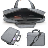 15.6 Inch Laptop PC Waterproof Shoulder Bag Carrying Soft Notebook Case Cover UK - Protective Sleeve for MacBook, Dell, HP, Lenovo, Acer and More