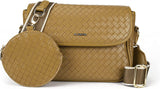 Crossbody Bags for Women, Multipocket Messenger Bag with Coin Purse, High Quality Leather