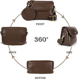 Crossbody Bags for Women, Multipocket Messenger Bag with Coin Purse, High Quality Leather
