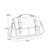 Versatile Handbag With Flap And Buckle Design, Made From High Quality PU, Suitable For Travel, Fits Ryanair, Solid Color, Brown