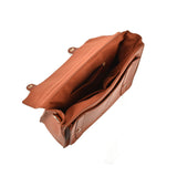 Versatile Handbag With Flap And Buckle Design, Made From High Quality PU, Suitable For Travel, Fits Ryanair, Solid Color, Brown