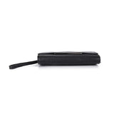 Stylish Black Crossbody Bag with Detachable Chain Handle