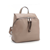 Backpack For Women, Simple & Solid Color, Stylish, Versatile & Made From High Quality PU, Apricot
