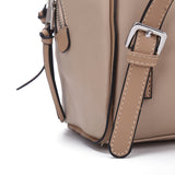 Backpack For Women, Simple & Solid Color, Stylish, Versatile & Made From High Quality PU, Apricot