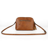 Fashionable PU Crossbody Bag with Adjustable Strap and Two compartments