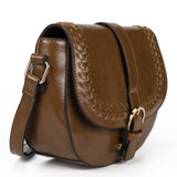Crossbody Vintage Saddle Bag For Women, Stylish, Comfortable & Easy To Carry