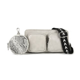Stylish Crossbody Bag with Detachable Strap and Coin Purse