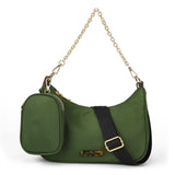 Stylish PU Handbag with Personality Grab and Adjustable Strap