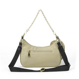 Stylish PU Handbag with Personality Grab and Adjustable Strap