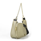 Stylish PU Handbag with Personality Grab and Adjustable Strap