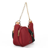 Stylish PU Handbag with Personality Grab and Adjustable Strap