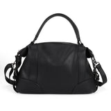 Ladies Handbag with Adjustable and Detachable Shoulder Strap, Large Compartments, Zipper Closure, and Water-Resistant PU Material