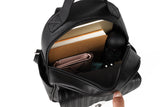 PU Leather Bag with Zipper Closure, Two Compartments, Personality Grab Design, and Adjustable/Detachable Shoulder Strap - Stylish and Functional Shoulder Bag for Work, School, and Everyday Use
