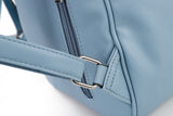 PU Leather Bag with Zipper Closure, Two Compartments, Personality Grab Design, and Adjustable/Detachable Shoulder Strap - Stylish and Functional Shoulder Bag for Work, School, and Everyday Use