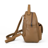 PU Leather Bag with Zipper Closure, Two Compartments, Personality Grab Design, and Adjustable/Detachable Shoulder Strap - Stylish and Functional Shoulder Bag for Work, School, and Everyday Use