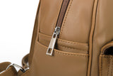 PU Leather Bag with Zipper Closure, Two Compartments, Personality Grab Design, and Adjustable/Detachable Shoulder Strap - Stylish and Functional Shoulder Bag for Work, School, and Everyday Use