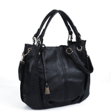 Stylish Handbag with Big Compartments and Adjustable Strap, Quality PU Leather