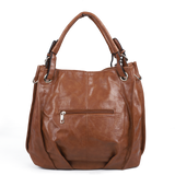 Stylish Handbag with Big Compartments and Adjustable Strap, Quality PU Leather