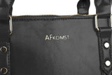 Handbag with Adjustable Strap, Multiple Compartments, Zipper Closure, Personality Grab and Detachable Shoulder Strap - Available in Black, Brown, and Grey