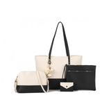 Stylish PU Handbag Set - Includes Cross Body Bag, Satchel, and Purse - Multiple Colors Available - Perfect for Any Occasion