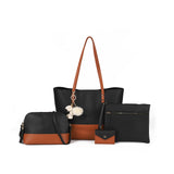Stylish PU Handbag Set - Includes Cross Body Bag, Satchel, and Purse - Multiple Colors Available - Perfect for Any Occasion