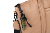 Multi-Purpose Outdoor Hand Bag With Adjustable Strap, and Zipper Closure in Durable PU Material