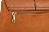 Brown Women's Cross Body Bag - Spacious and Stylish Bag with Spacious Compartments Back Pocket, Magnetic Closure & Many More Features- Perfect for Daily Use and Staying Organized On-The-Go
