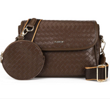 Crossbody Bags for Women, Multipocket Messenger Bag with Coin Purse, High Quality Leather