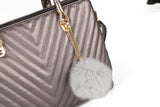 Stylish PU Handbag with Three Big Compartments in Various Colors, Stylish & Chic Look, Quality Zip & Material