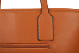 Stylish PU Handbag with Two Big Compartments and Adjustable Strap