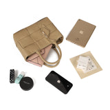 Stylish and Spacious PU Handbag with Two Large Compartments and Adjustable Strap - Available in Multiple Colors