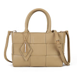 Stylish and Spacious PU Handbag with Two Large Compartments and Adjustable Strap - Available in Multiple Colors
