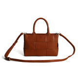 Stylish and Spacious PU Handbag with Two Large Compartments and Adjustable Strap - Available in Multiple Colors