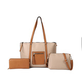Set Of 3 Bag Set (Crossbody, Handbag & Satchel), High Quality Material, Stylish & Chic Look