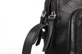 Stylish PU Handbag with Adjustable Strap, Multiple Compartments, and Zipper Closure - Available in Black, Brown, and Pink with Detachable Shoulder Strap