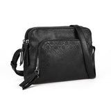 Stylish PU Handbag with Adjustable Strap, Multiple Compartments, and Zipper Closure - Available in Black, Brown, and Pink with Detachable Shoulder Strap