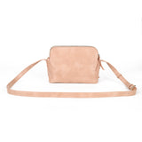 Stylish PU Handbag with Adjustable Strap, Multiple Compartments, and Zipper Closure - Available in Black, Brown, and Pink with Detachable Shoulder Strap