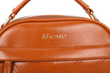Ladies Handbag with Adjustable Strap, Two Large Compartments, Two Secondary Compartments, Zipper Closure, and Water-Resistant PU Material