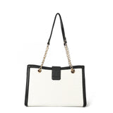 Stylish and Practical Everyday Handbag with Durable PU Construction and Zip Closure