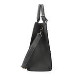 Fashion Patchwork Pendant Bag Set for Women - Stylish and Versatile Bags with Spacious Compartment, Twin Handles, and Elegant Design