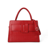Stylish, Premium High Quality PU Handbag with One Big Compartment, Inner Small Compartment, Handle and Adjustable Shoulder Strap