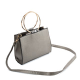 Generous Snakeskin PU Crossbody Bag with Adjustable Strap and Zipper Closure